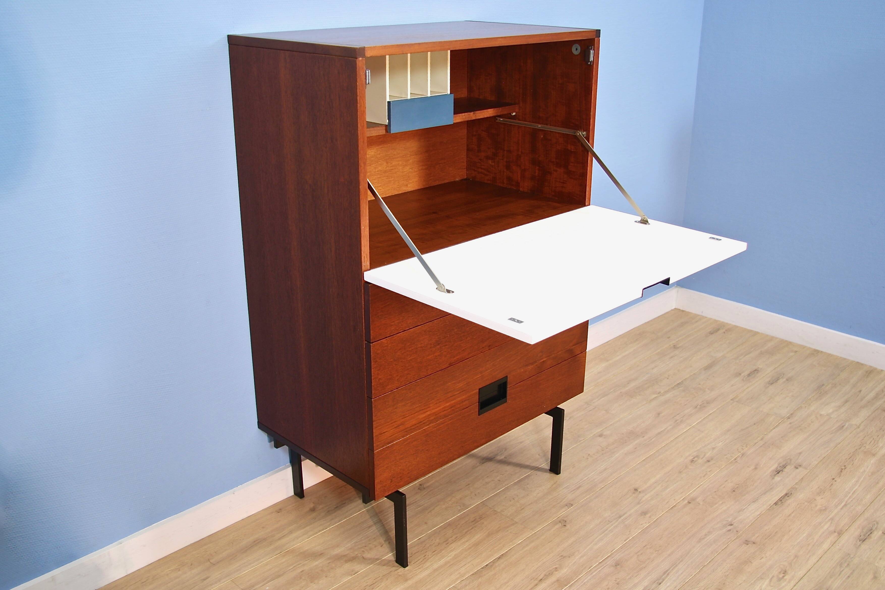 Dutch CU07 cabinet in teak, Japanese series, Cees Braakman for Pastoe, 1950