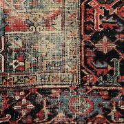 Ancient Heriz Carpet – Cobalt Blue & Indigo – 330 x 218 cm