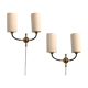 Pair d'appliques Arlus 1950
