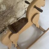 Wooden Rocking Horse – Folk Art