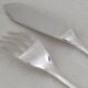 Christofle America, Art Deco 12 fish cutlery, 24 pieces silver-plated metal.