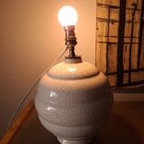 Art Deco crackled ceramic lamp