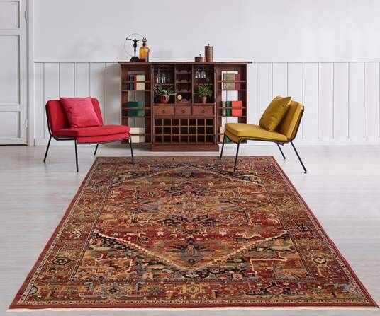 Ancient red persian carpet 80x150 cm