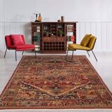 Ancient red persian carpet 80x150 cm