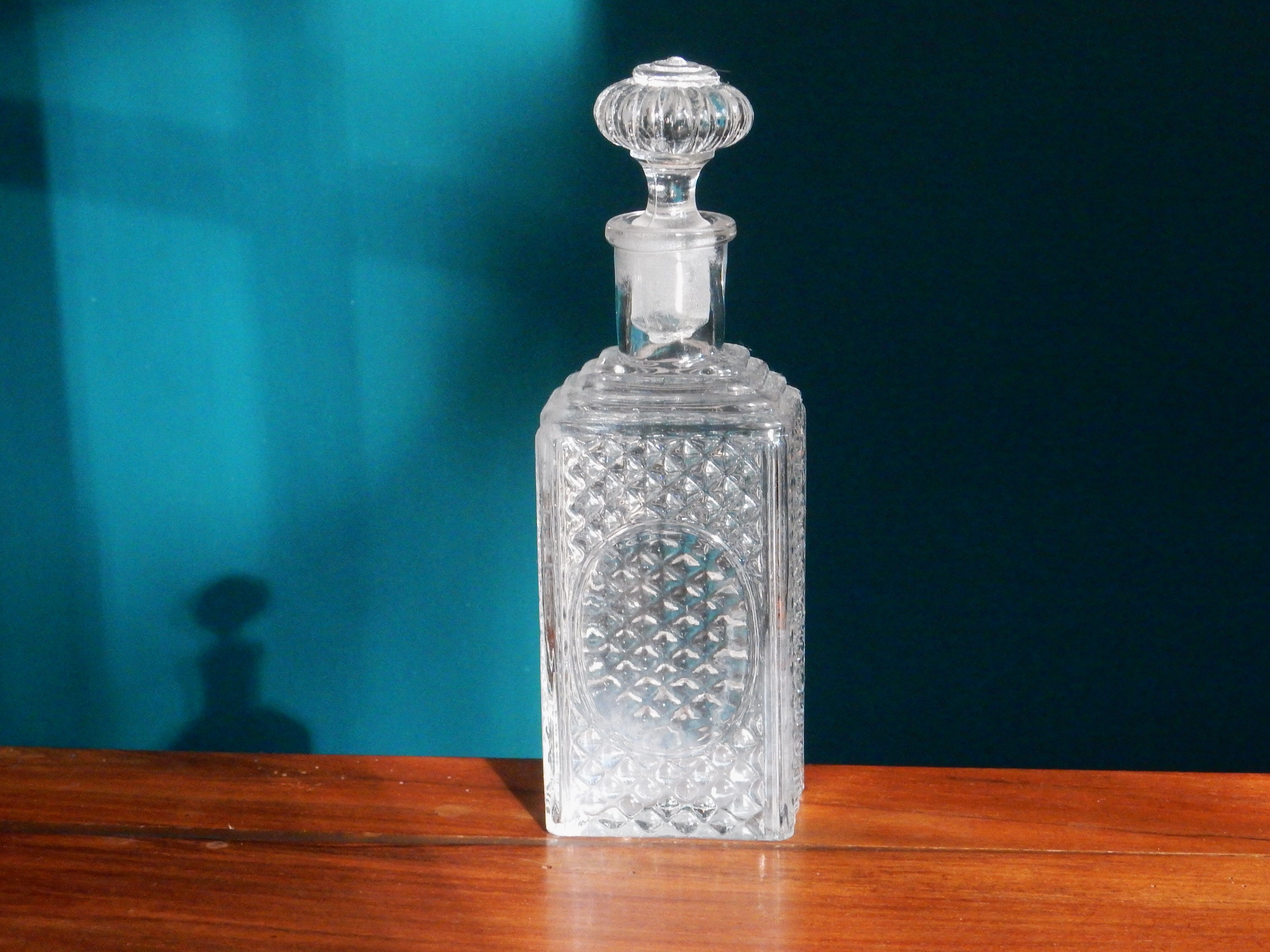 1960s vintage glass perfume bottle