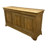 Louis Philippe 3-door buffet, airbrushed and glazed