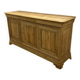 Louis Philippe 3-door buffet, airbrushed and glazed