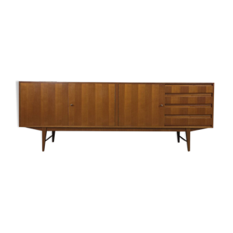 Vintage 60s - 70s teak sideboard German, TV cabinet