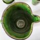 Set of a jug and 5 glazed earthenware cups in Savoyard style.