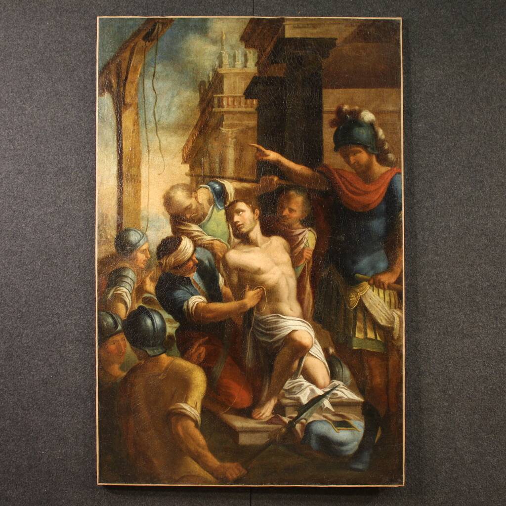 Great 17th century religious painting, Saint Sebastian