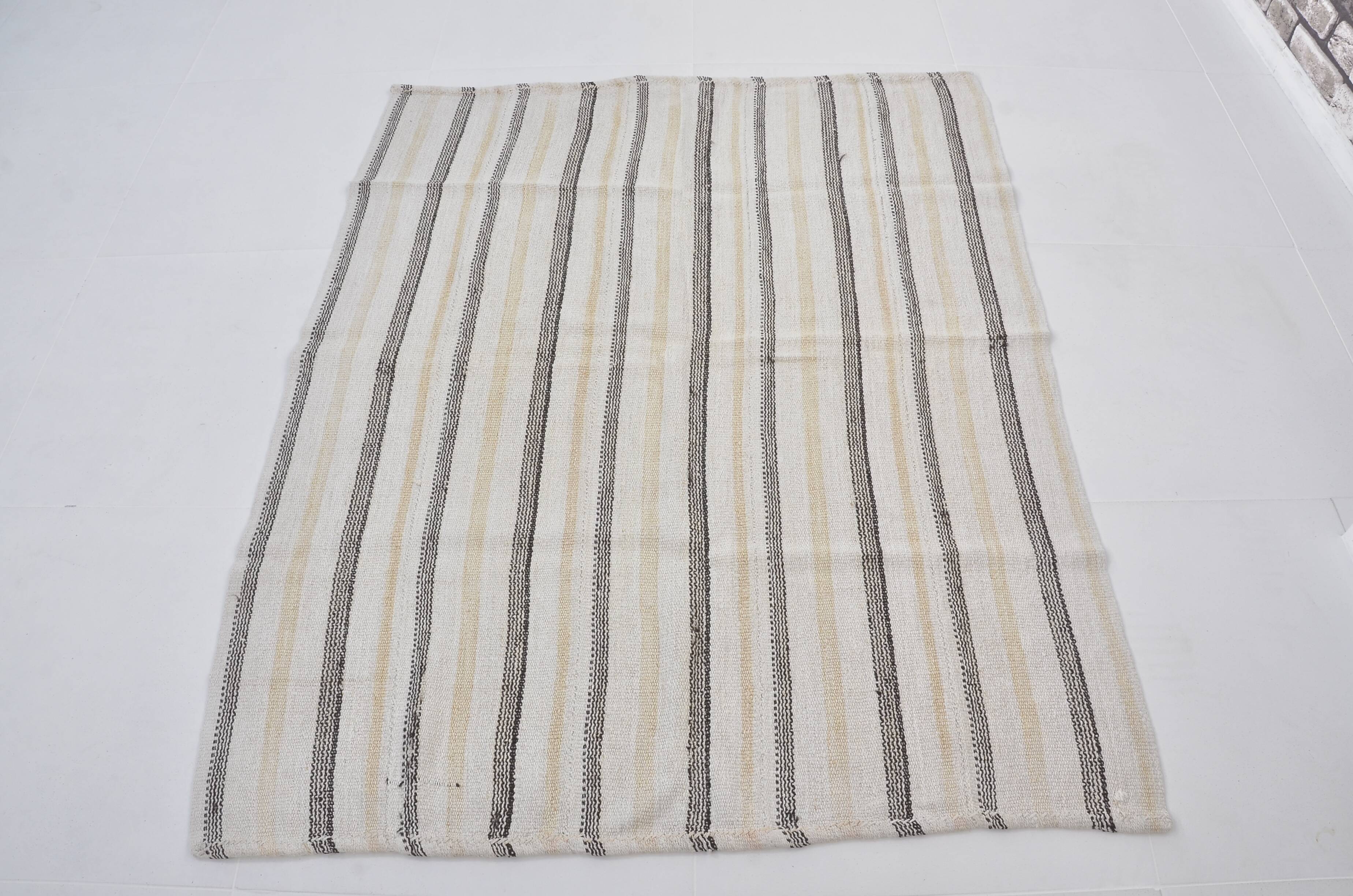 Anatolian Stripe Vintage Hemp Kilim sku 3679