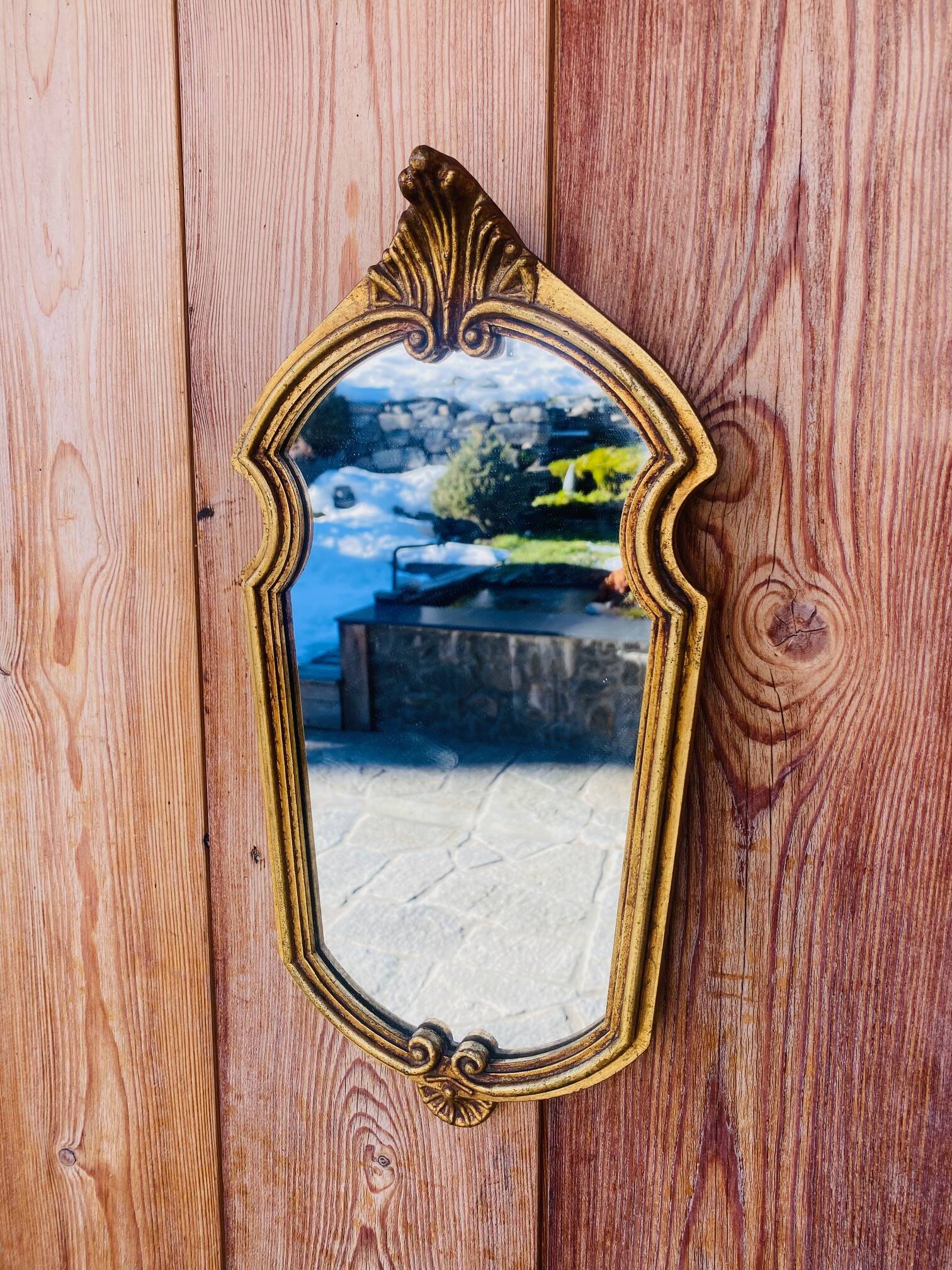 Antique gilded mirror