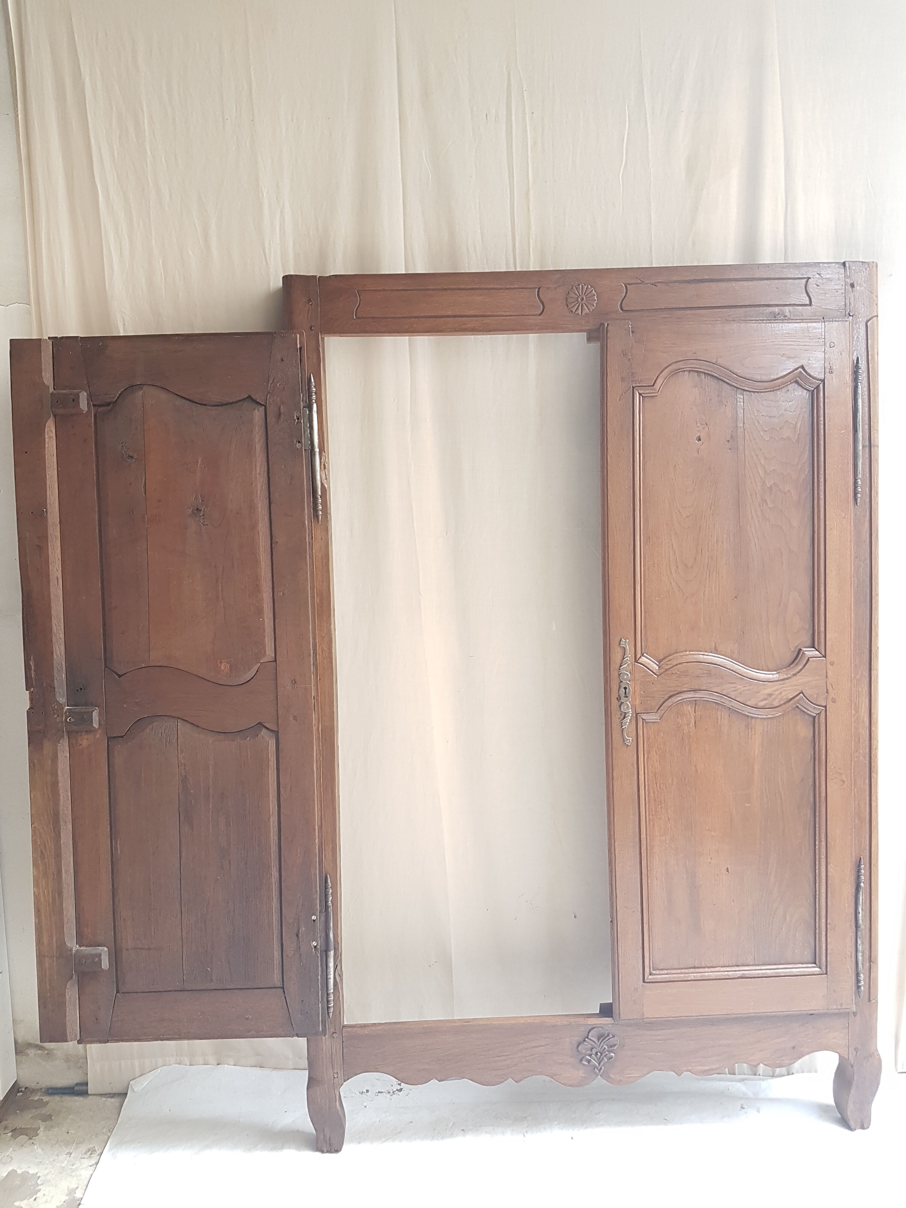 Old cabinet doors and façade