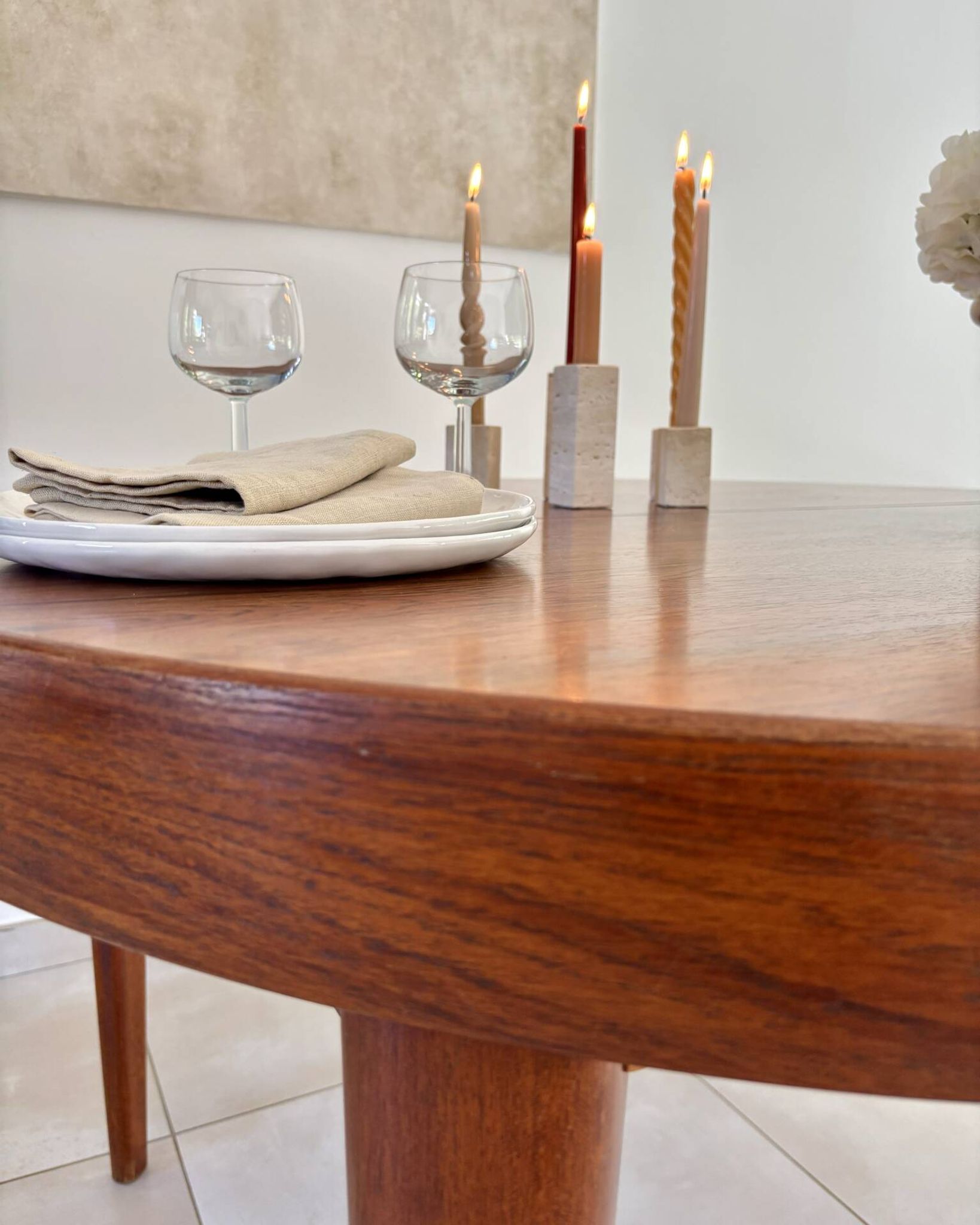 Vintage Scandinavian dining table Baumann