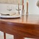 Table à manger vintage scandinave Baumann 