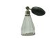 Art Deco Bohemian bronze and crystal perfume bottle, 1950s