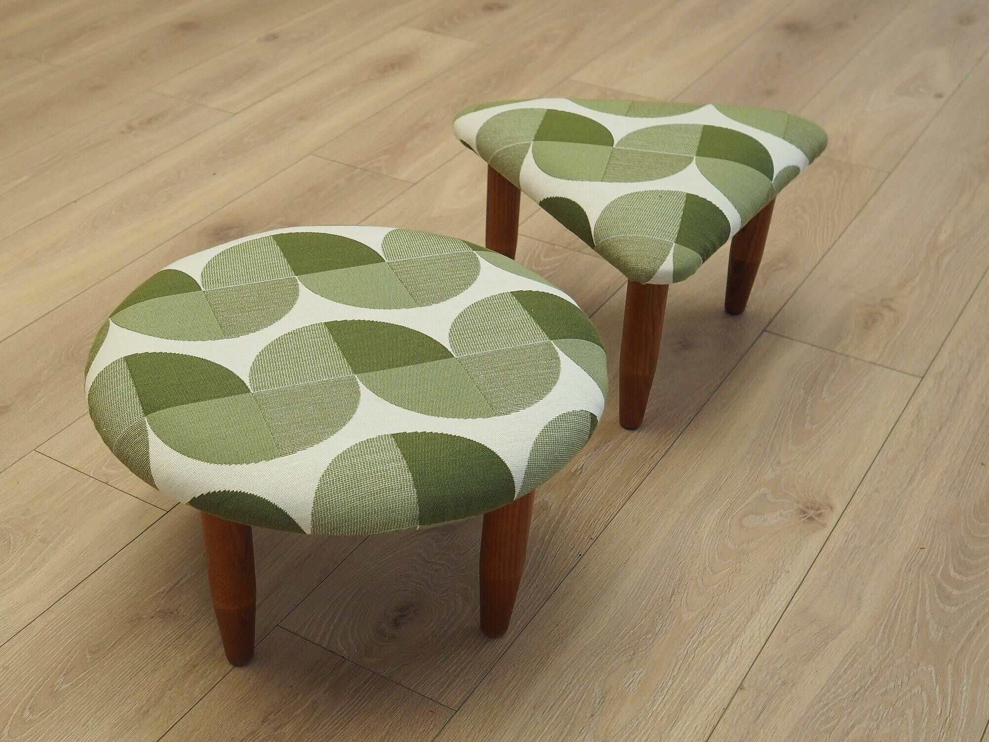 Set of two footstools, Danish design, 1990s, production: Denmark