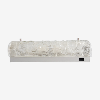 Ice glass wall lamp two-flame