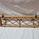 Wall rattan coat rack from 1960