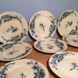 Suite of 12 land of iron plates