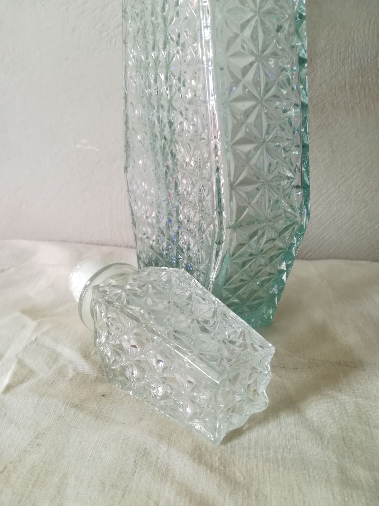 Carafe vintage en verre