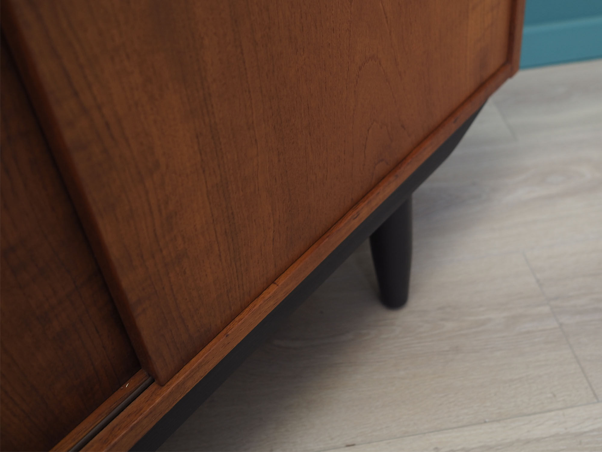 Enfilade en teck, design danois, années 1960, production: Danemark