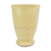 Ceramic vase with light glaze and simpel pattern of unknown Danish artist, 1960s