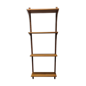Système de mur en teck vintage par Poul Cadovious