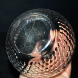 Antique Baccarat tortoiseshell cut crystal liqueur carafe H18cm 1900