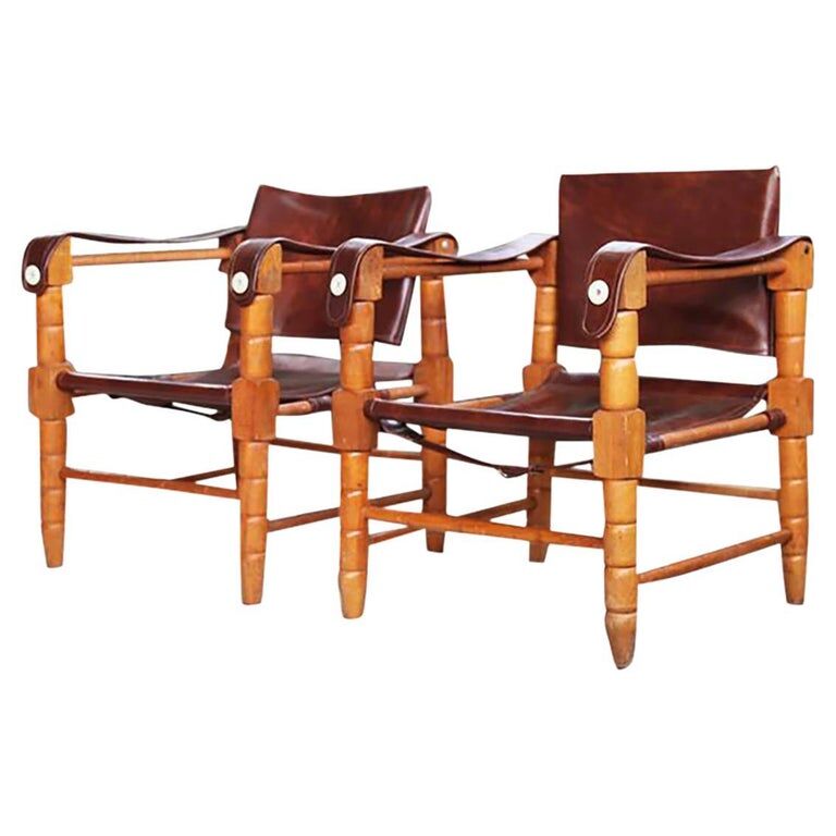 Mid-century chair pair