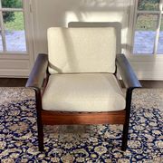 Armchair & Ottoman Hans Olsen – Vatne Møbler Denmark, 1960 Rosewood
