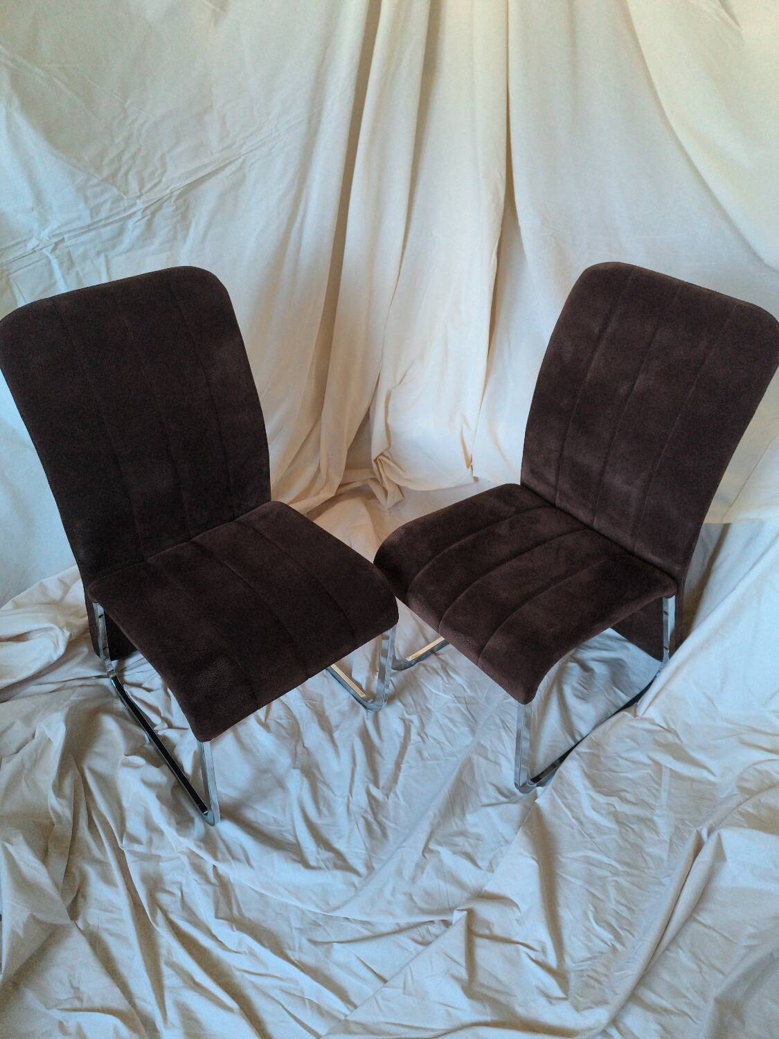Vintage 1980s dining room chairs
