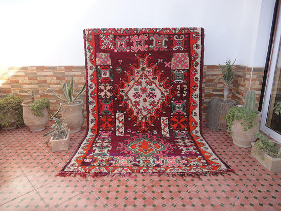 Berber carpet 278x189 cm