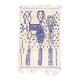 Azilal Moroccan Berber rug with majorelle blue patterns 1.40x0.92m