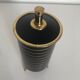 Tripod holders black golden box vintage 1960 - 14 x 8 cm