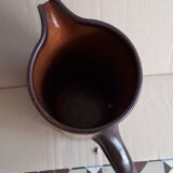 Speckled stoneware pitcher