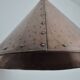 Cone shaped handmade pendant from Denmark, 1970s