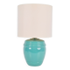 Table Lamp in Mint Porcelain from Laura Ashley, 1980s