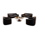 Canapés and Matteo Grassi vintage leather armchairs