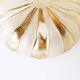 Vintage amber glass wall lamp by Wila Leuchten, Germany 1970's