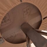 Set of 3 stools – Giorgio Saporiti for Il Loft – Italy, 1970s/80s