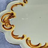 Miroir biseauté et églomisé style baroque vintage