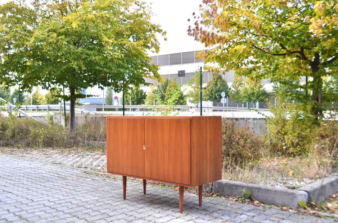 Mid Century Germany Sideboard Cabinet Walnut