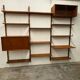Meuble mural scandinave vintage en teck par Poul Cadovius pour Royal System, Cope