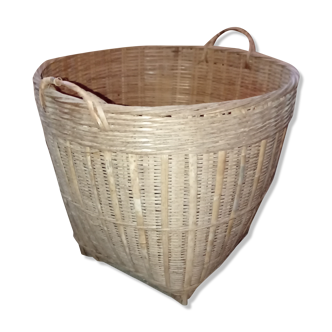 Panier osier ancien