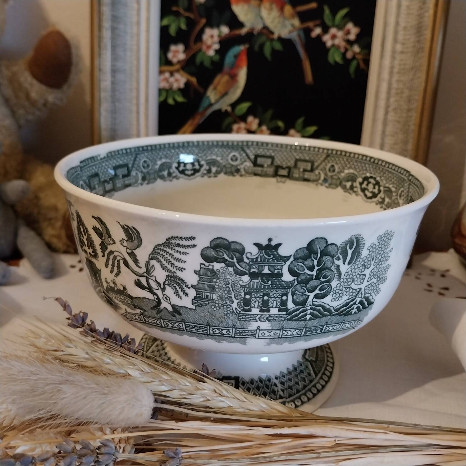 Large bowl from the Royal Sphinx Willow model buffet.