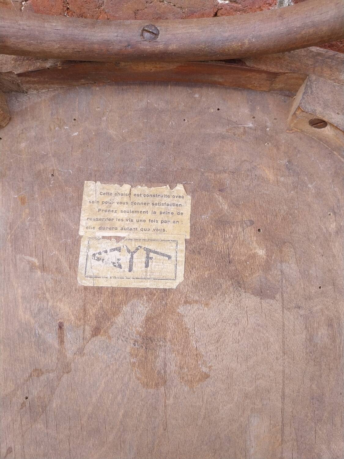 Pair of Luterma bistro chairs