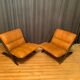 Pair of armchairs by Ueli Berger, De Sede, Switzerland, 1970s.