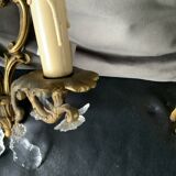 Bronze appliques and tassels