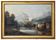 French school of the 19th century Oil on canvas House by the river